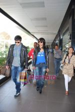 Ranbir Kapoor, Priyanka Chopra spotted at Mumbai airport back from New York on 6th March 2010 (26).JPG